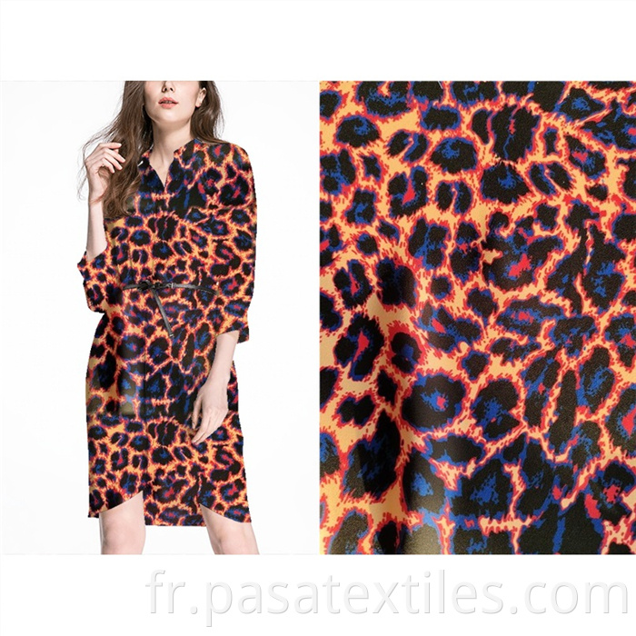 Chiffon animal Printed Fabric